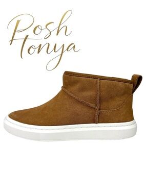 UGG Alameda Mini Boot Chestnut Size 5 Cozy Shearling Cabincore